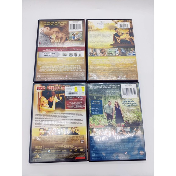 4 Movie Lot DVDs Romance The Longest Ride Lucky One Wicker Park Best Of Me Four - Picture 2 of 9